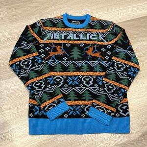Metallica Christmas Ugly Christmas Sweater Size L